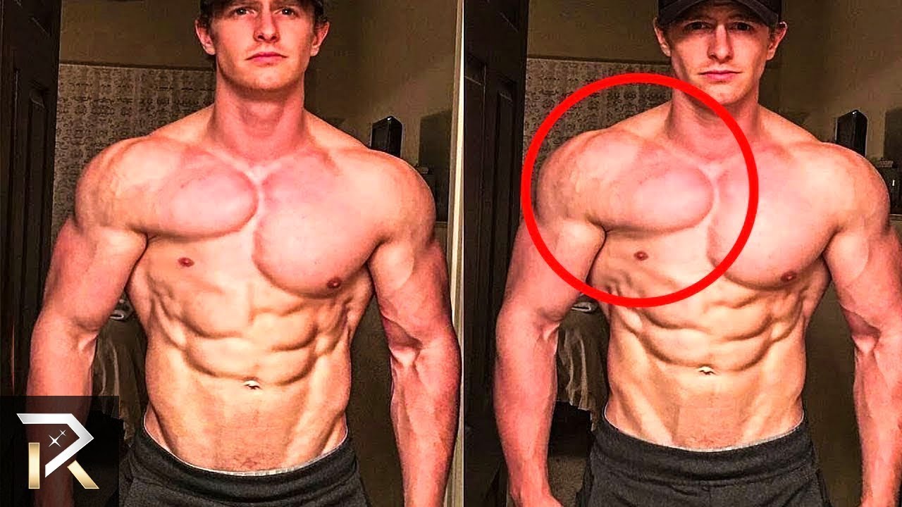 Experienced student first with muscle stranger